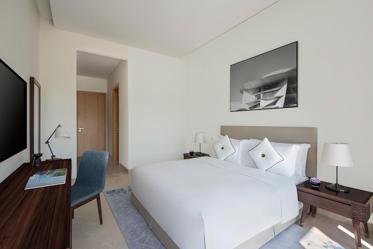 Banyan Tree Doha At La Cigale Mushaireb Quarto foto A bedroom at the hotel