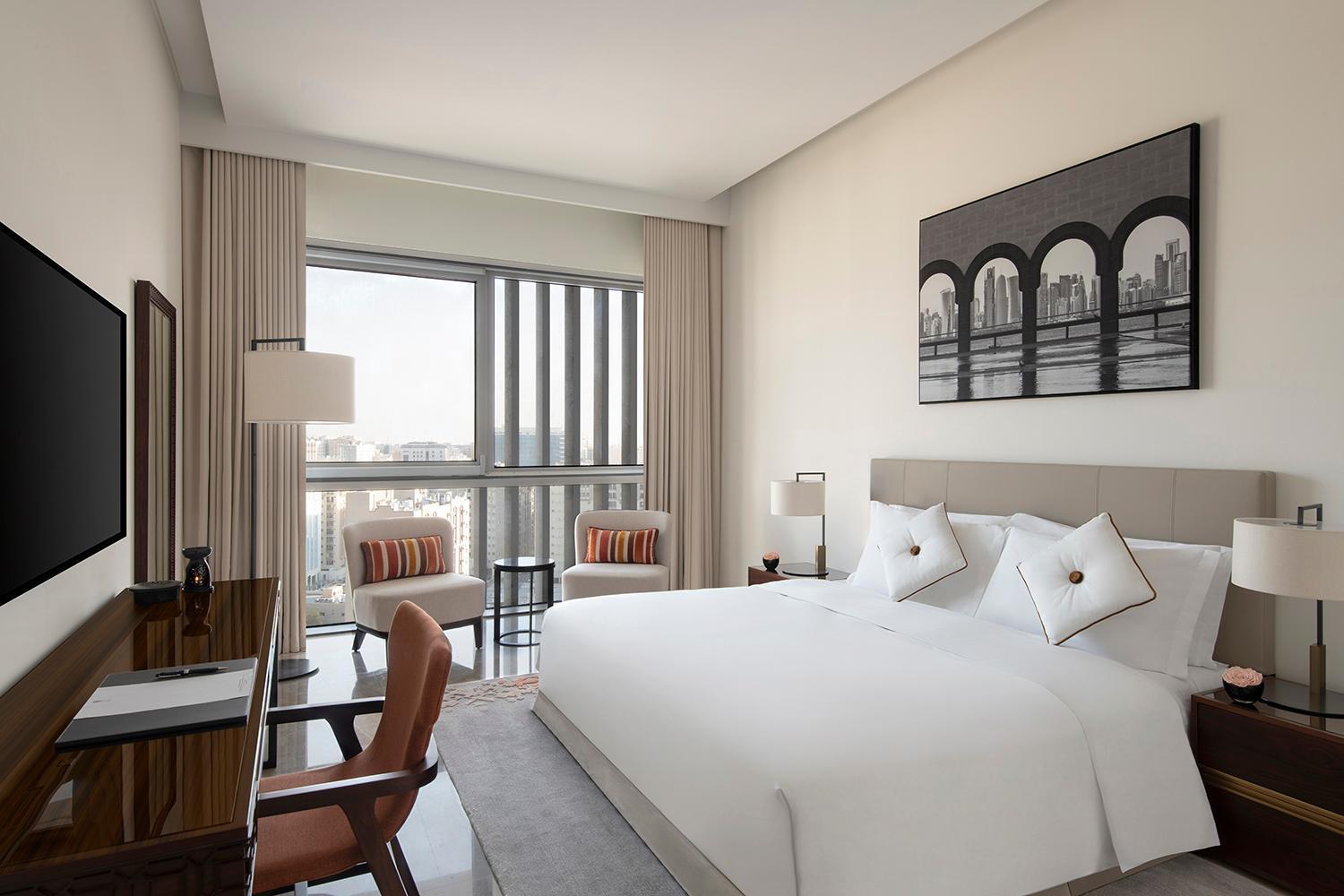 Banyan Tree Doha At La Cigale Mushaireb Quarto foto A bedroom at the hotel