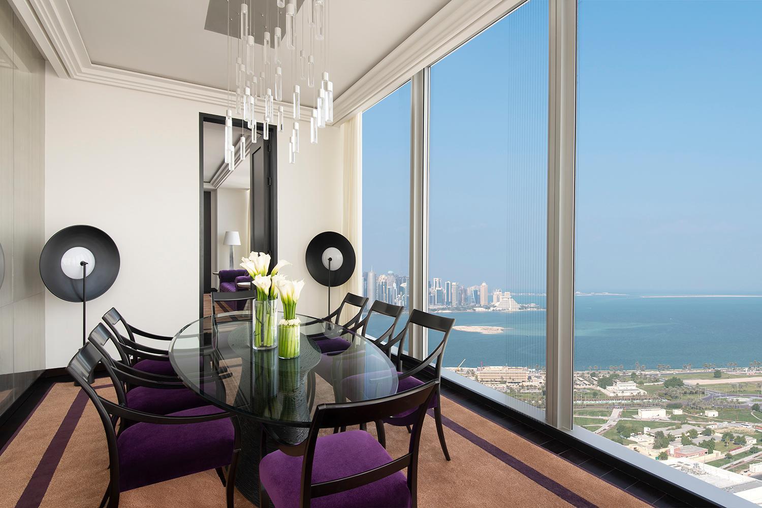 Banyan Tree Doha At La Cigale Mushaireb Quarto foto A view from a penthouse apartment